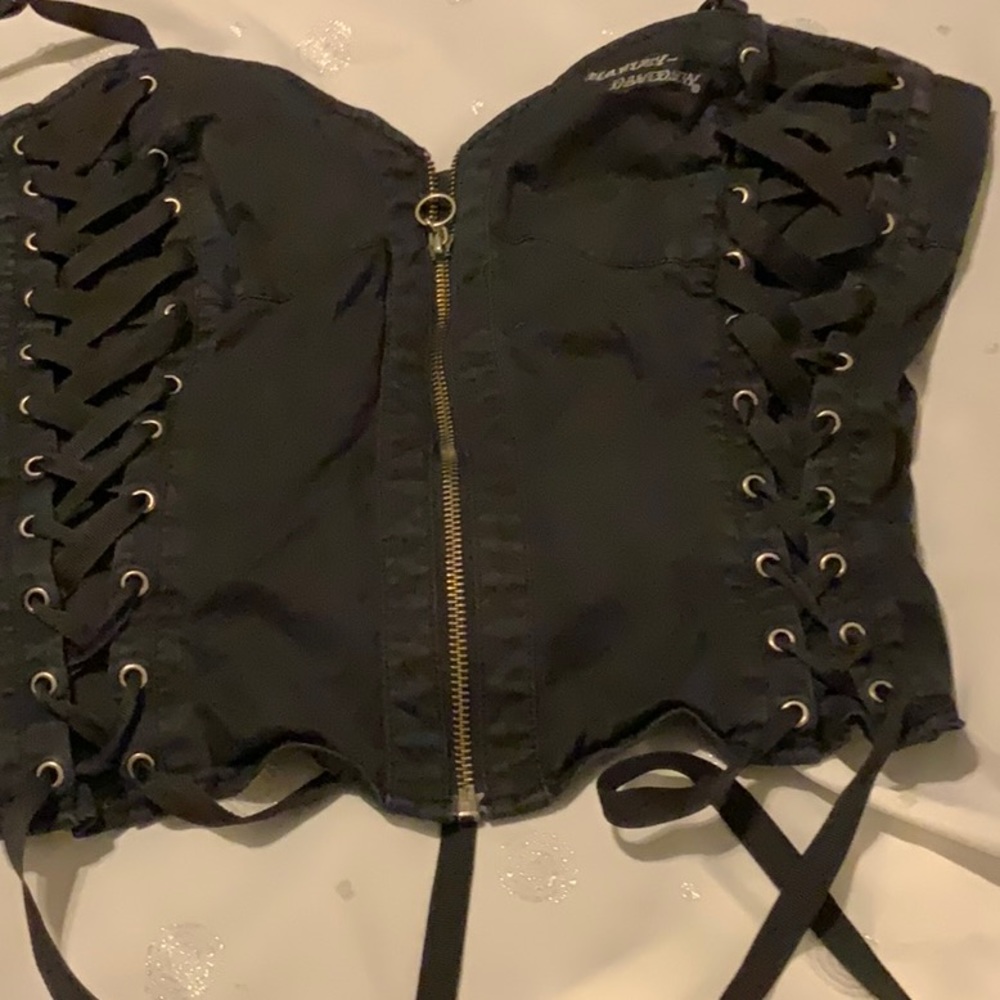 Harley Davidson Corset top. No tag. Size XL